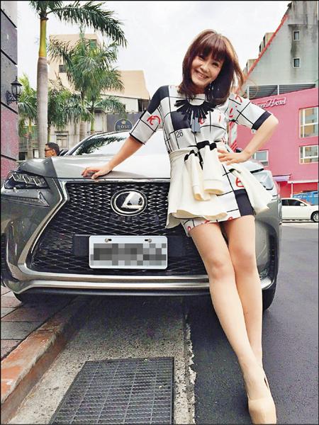 宋新妮介紹買車卻遇到詐騙友情生變,甄莉(圖)讚新車NX200好看、好開,媲美400萬等級雙B。(甄莉提供) 宋新妮介紹買車卻遇到詐騙友情生變,甄莉(圖)讚新車NX200好看、好開,媲美400萬等級雙B。(甄莉提供)