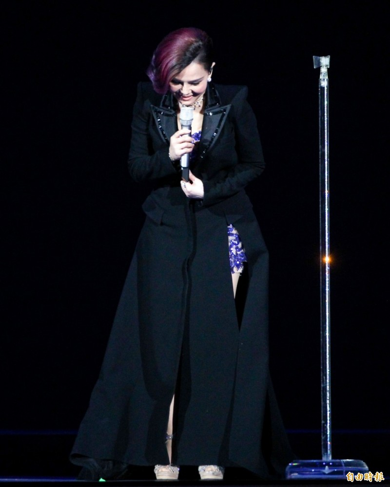江蕙台北最終場演唱會，感傷心情再起。（記者王文麟攝）