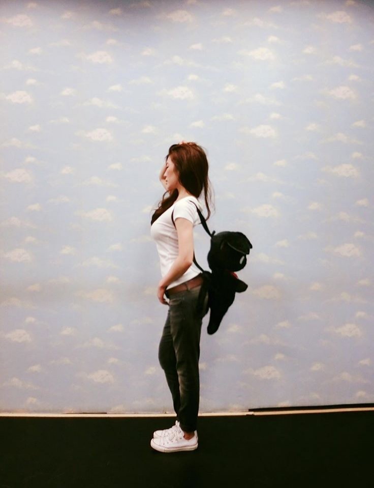 即使在路人說了許多批評後，Kimiko只記得對方誇讚她身材好，正面能量整個破表。（取自臉書）