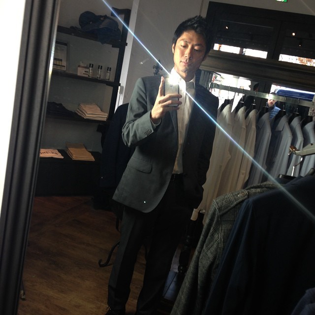 磯崎竜一擁有182公分好身材及帥氣外表。（翻攝自磯崎竜一Instagram）