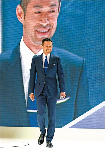 旅美球星鈴木一朗在球場上充滿魄力,讓他獲選為日本男性「心目中的理想臉蛋」第4名。(歐新社) 旅美球星鈴木一朗在球場上充滿魄力,讓他獲選為日本男性「心目中的理想臉蛋」第4名。(歐新社)