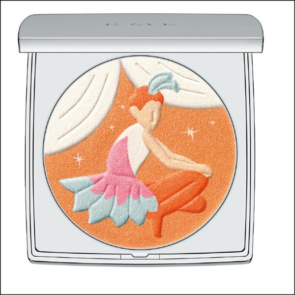 RMK女伶蜜采盒2,050元；栩栩如生的人物造型，融合多色的蜜采盒，自由創造混搭色彩。