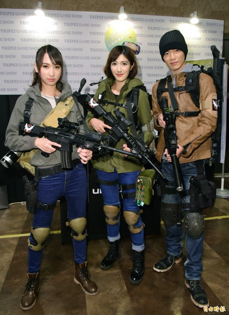 台北國際電玩展展前會。（記者胡舜翔攝）