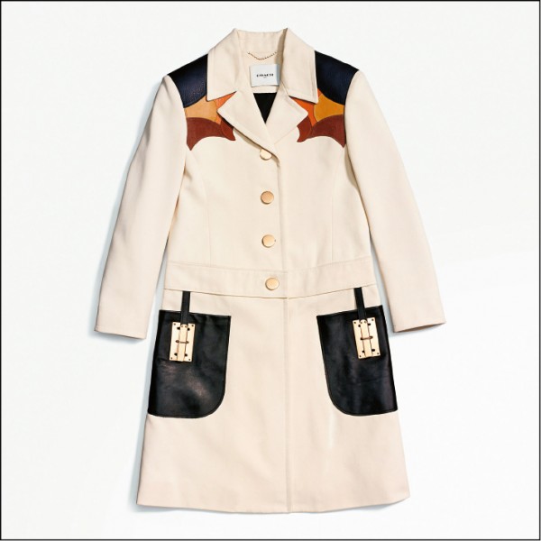 coach calico coat