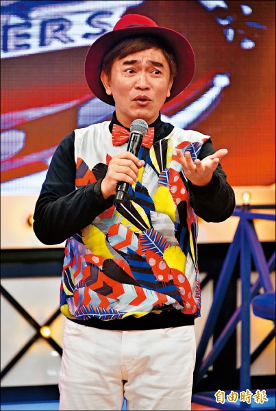 吳宗憲昨錄《大明星小跟班》，批小巨蛋場租漲價。（記者陳奕全攝）