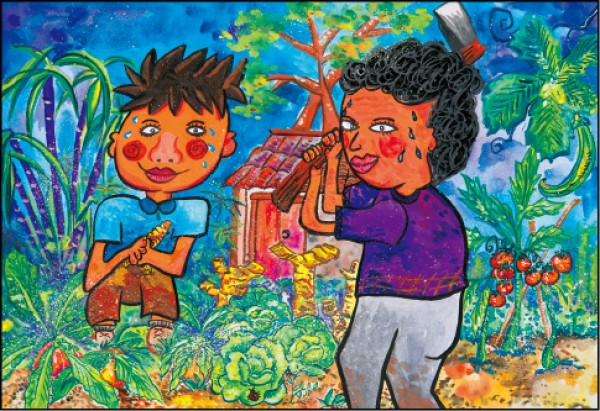 家庭親子 第16屆 藝童彩繪媽咪 兒童繪畫比賽得獎作品 下 自由娛樂