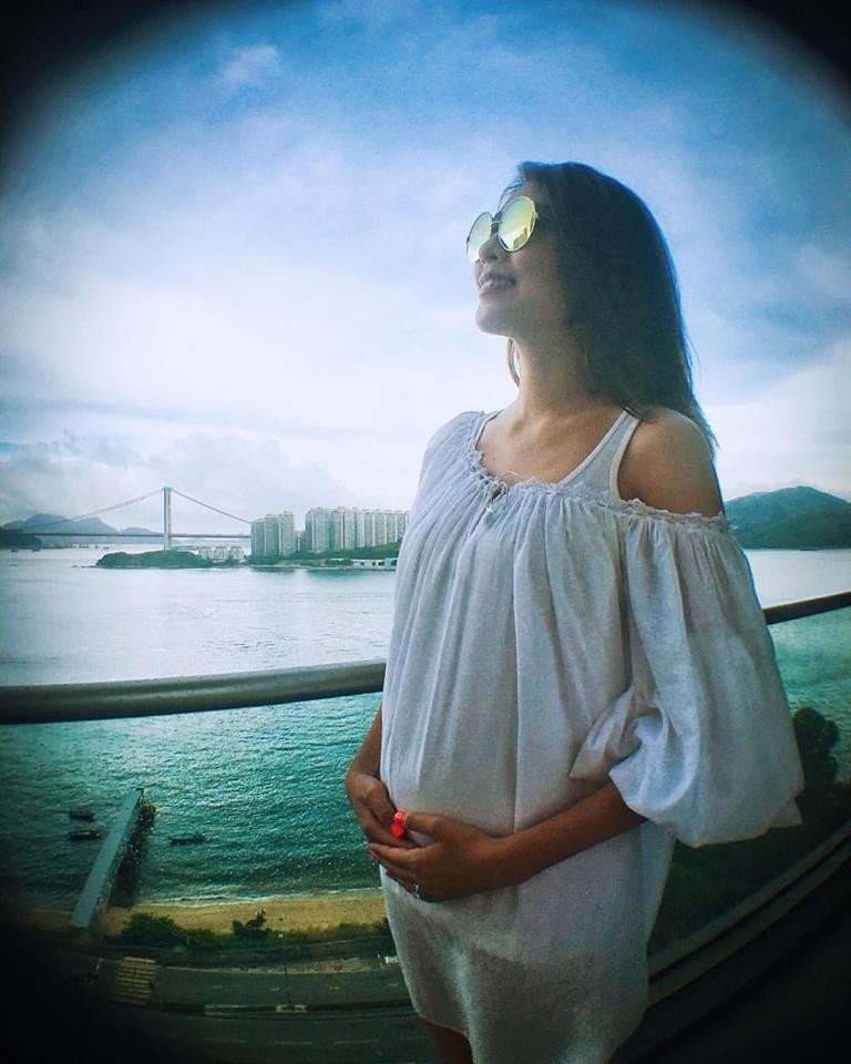 陳敏之今在臉書宣布懷孕。(翻攝自臉書)