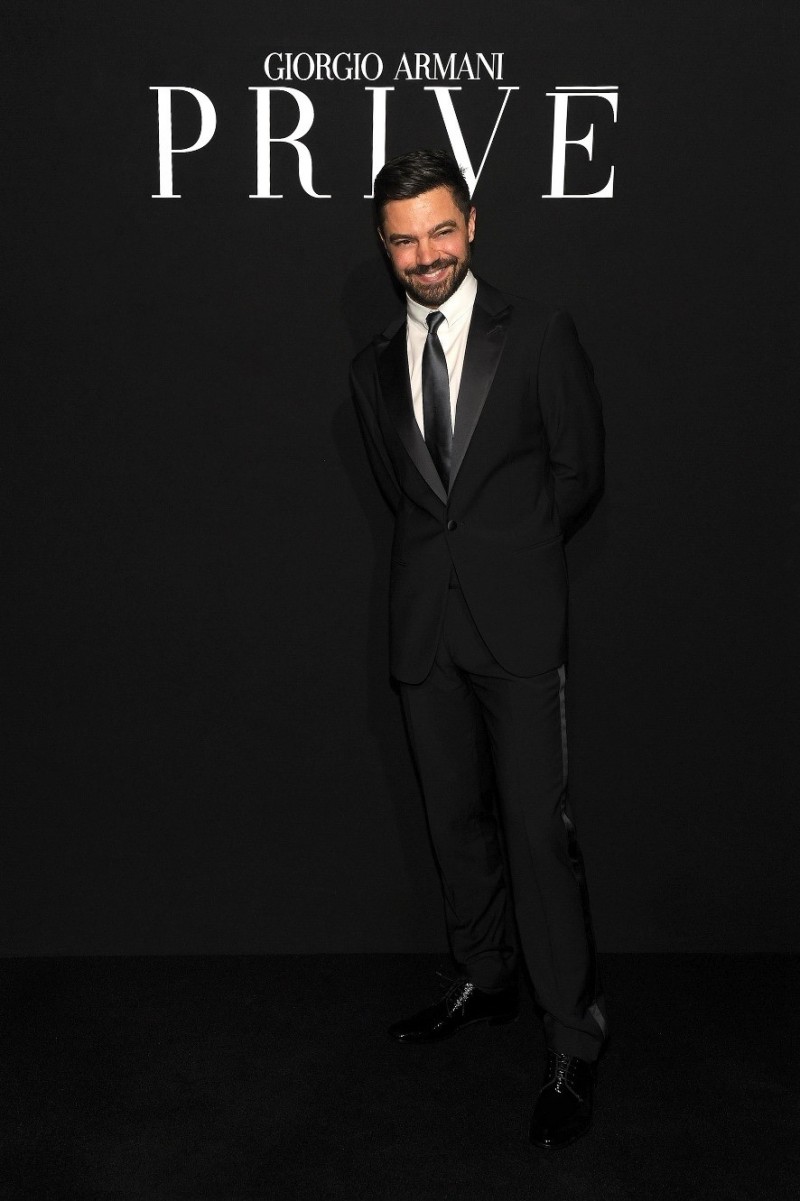 英國演員Dominic Cooper  。（Giorgio Armani提供）