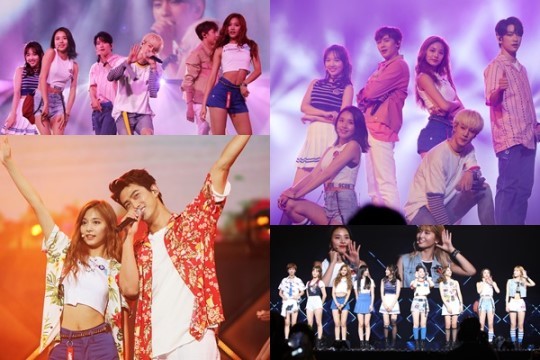 上周六日2天，JYP娛樂旗下藝人全出動，一起在首爾蠶室室內體育館舉辦「2016 JYP NATION MIX&MATCH」家族演唱會。（翻攝自OSEN）