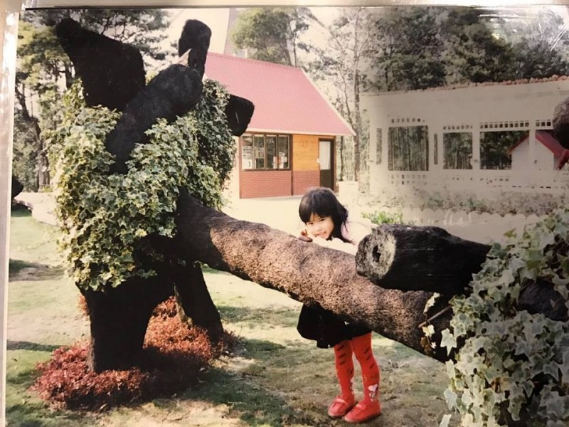 小小瑜幼時可愛模樣。（翻攝自小小瑜臉書）