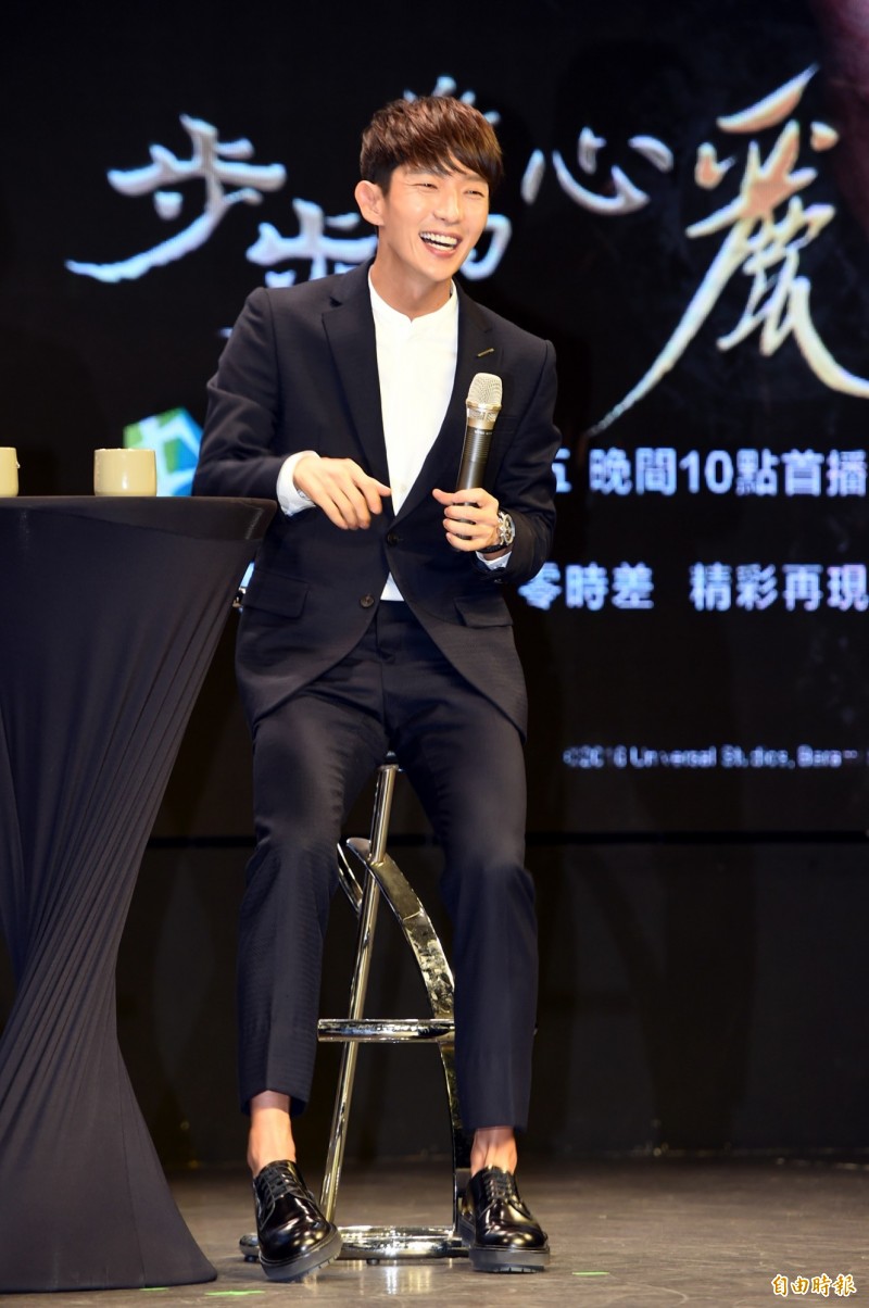 李準基記者會。（記者趙世勳攝）