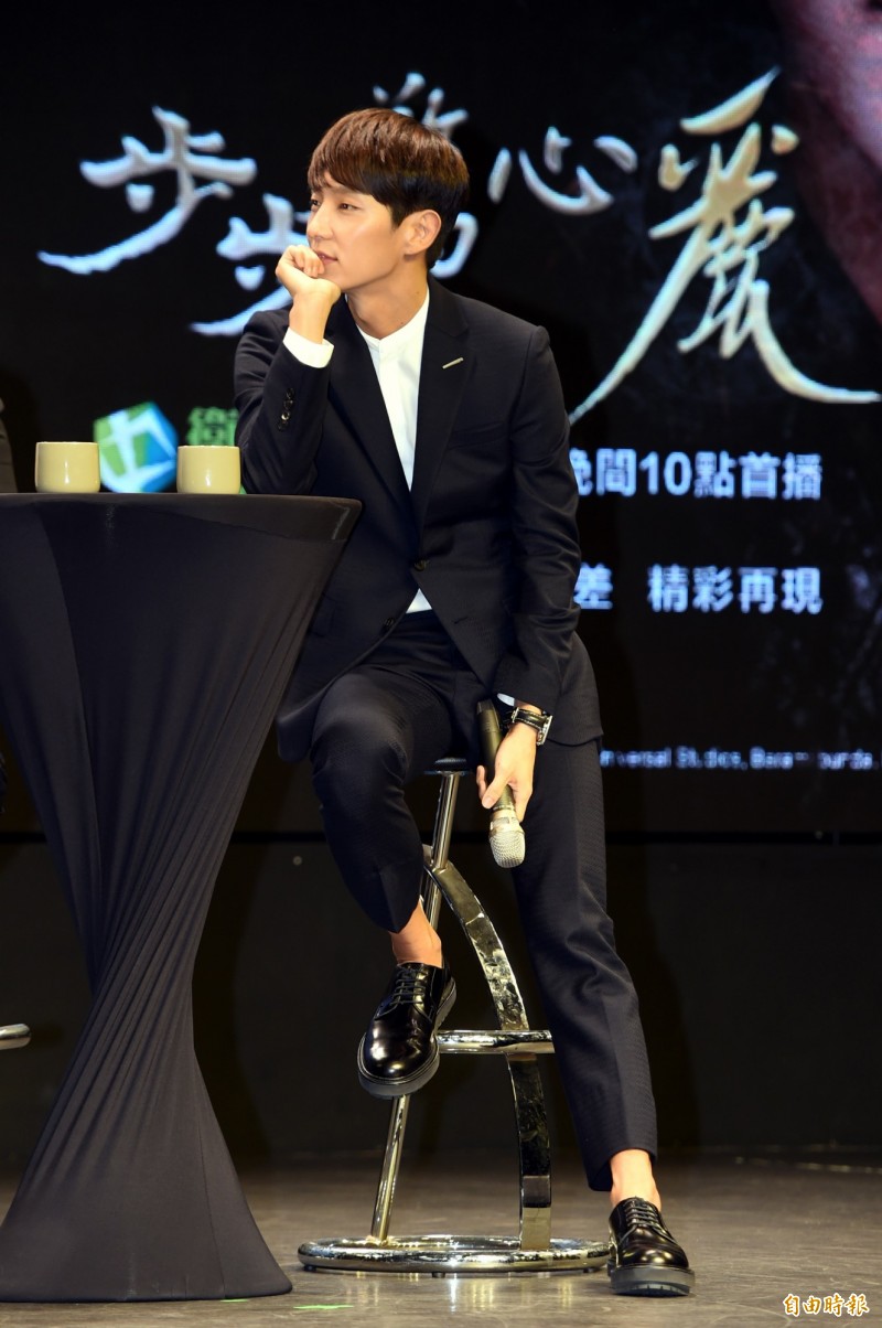 李準基記者會。（記者趙世勳攝）