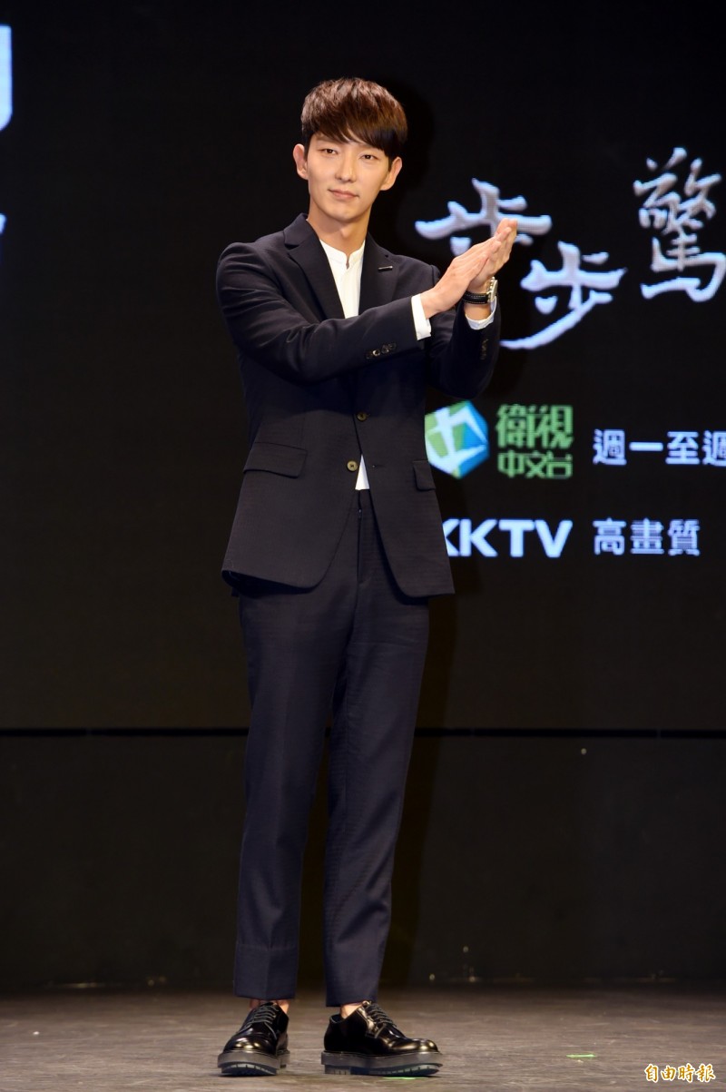 李準基記者會。（記者趙世勳攝）