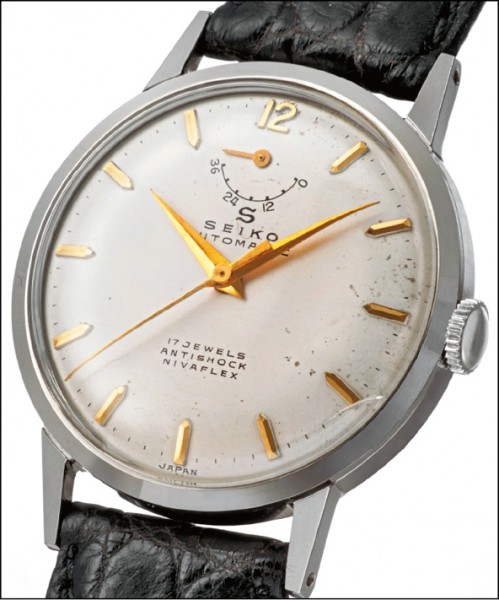 Seiko發行於1956年，日本國產第一只自動上鏈機械腕錶。