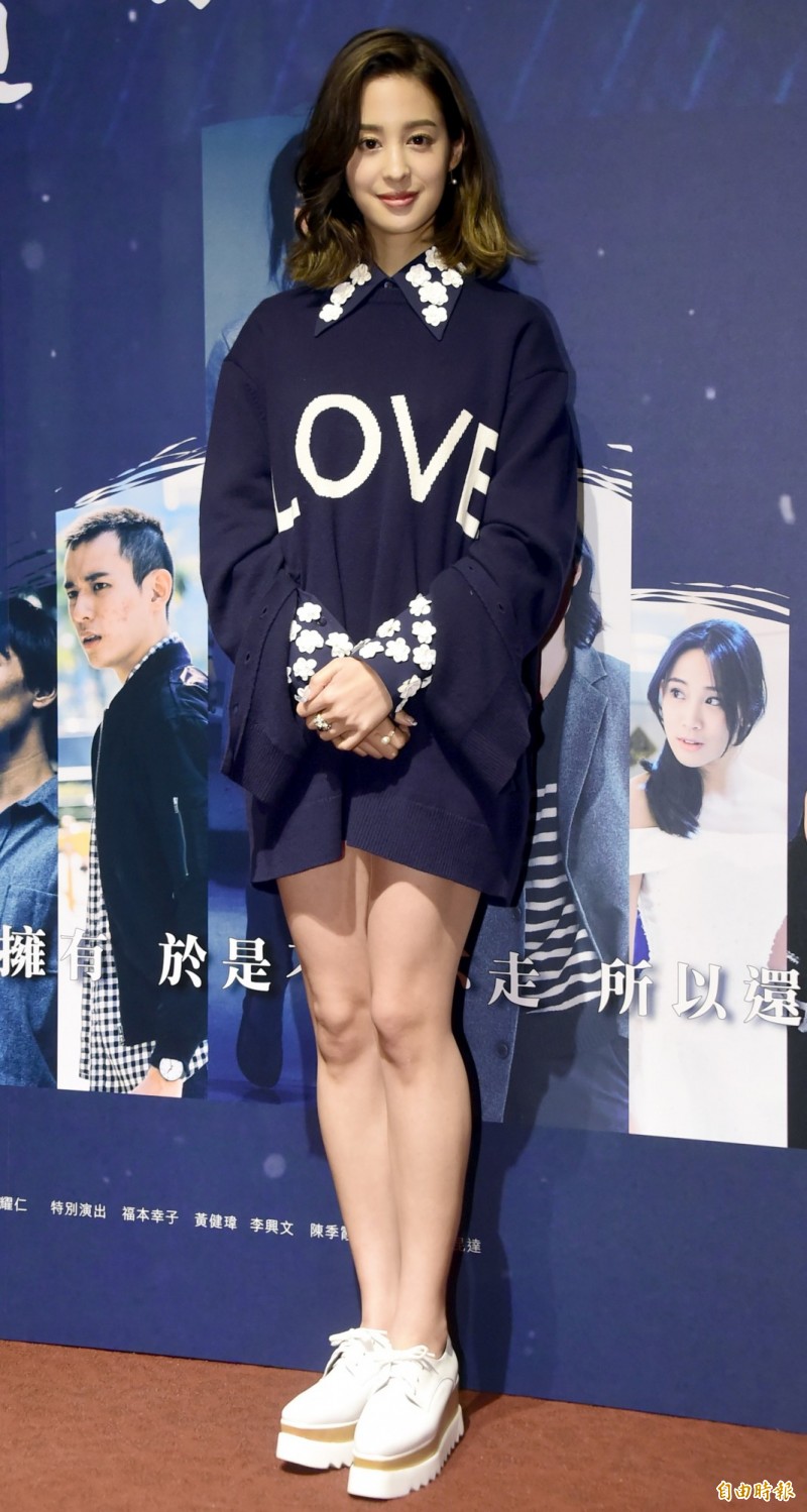 《夢裡的一千道牆》首映會，莫允雯。（記者潘少棠攝）