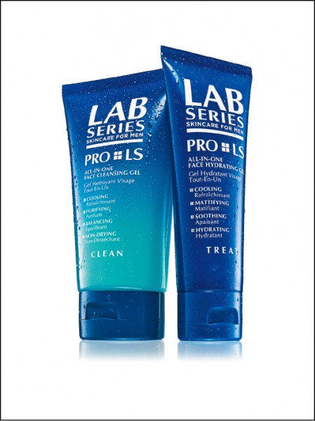 雅男士PRO LS全效潔面膠150ml／600元，PRO LS全效保濕膠75ml／1,250元。