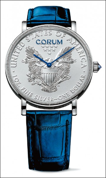 崑崙錶Coin系列1美元銀幣腕錶，526,000元。