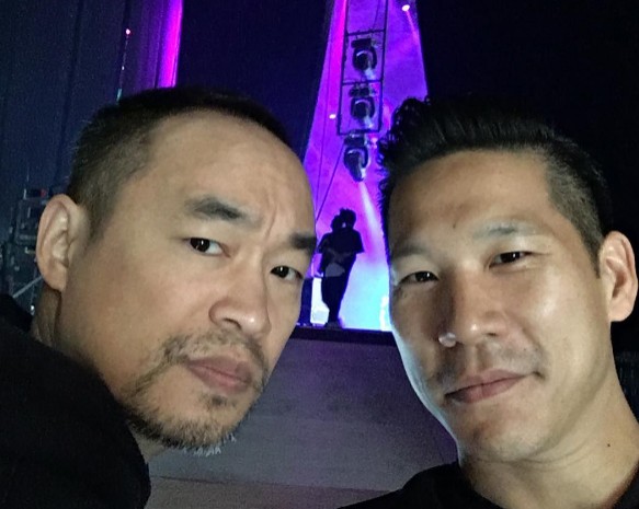 林智文（右）和黃立成私底下常常見面互動。（翻攝自林智文IG）