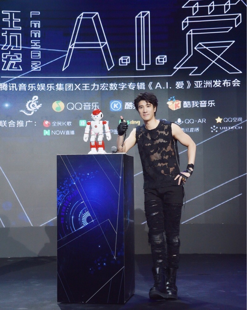 王力宏今出席北京發片記者會。（宏聲提供）