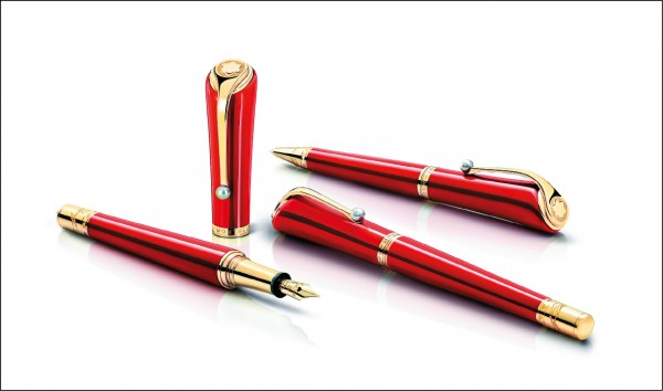 萬寶龍繆斯系列書寫工具瑪麗蓮夢露系列。〈圖片提供：萬寶龍〉