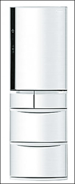 Panasonic旗艦五門變頻冰箱 NR-E412VT-W1，原價46,900元，特價39,900元，限量300台。