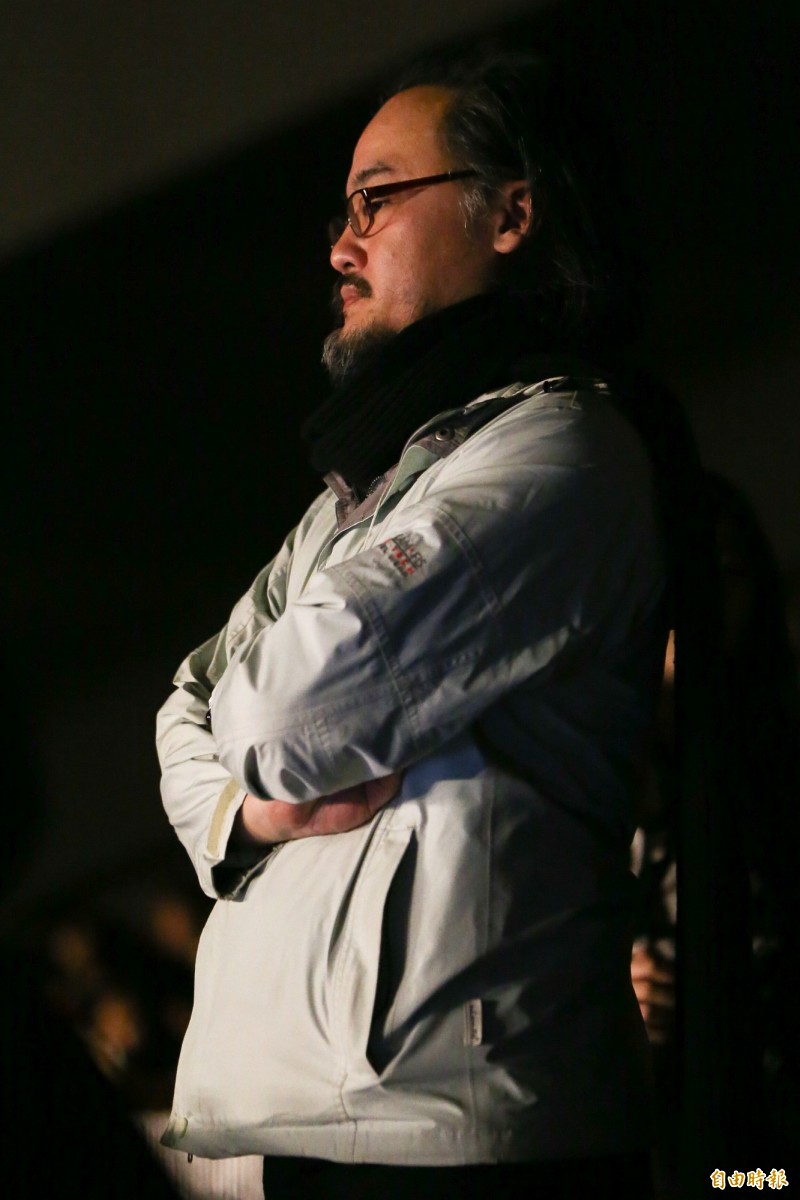 陳綺貞男友。（記者陳逸寬攝）
