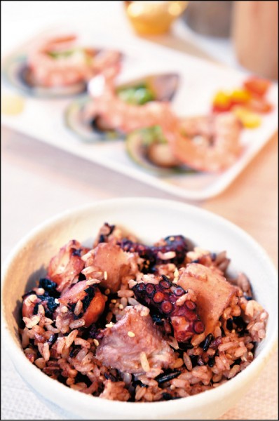 章魚芋頭味增什穀飯