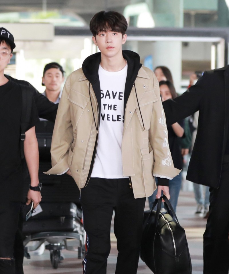 南柱赫為時尚活動飛抵曼谷。（MCM提供）