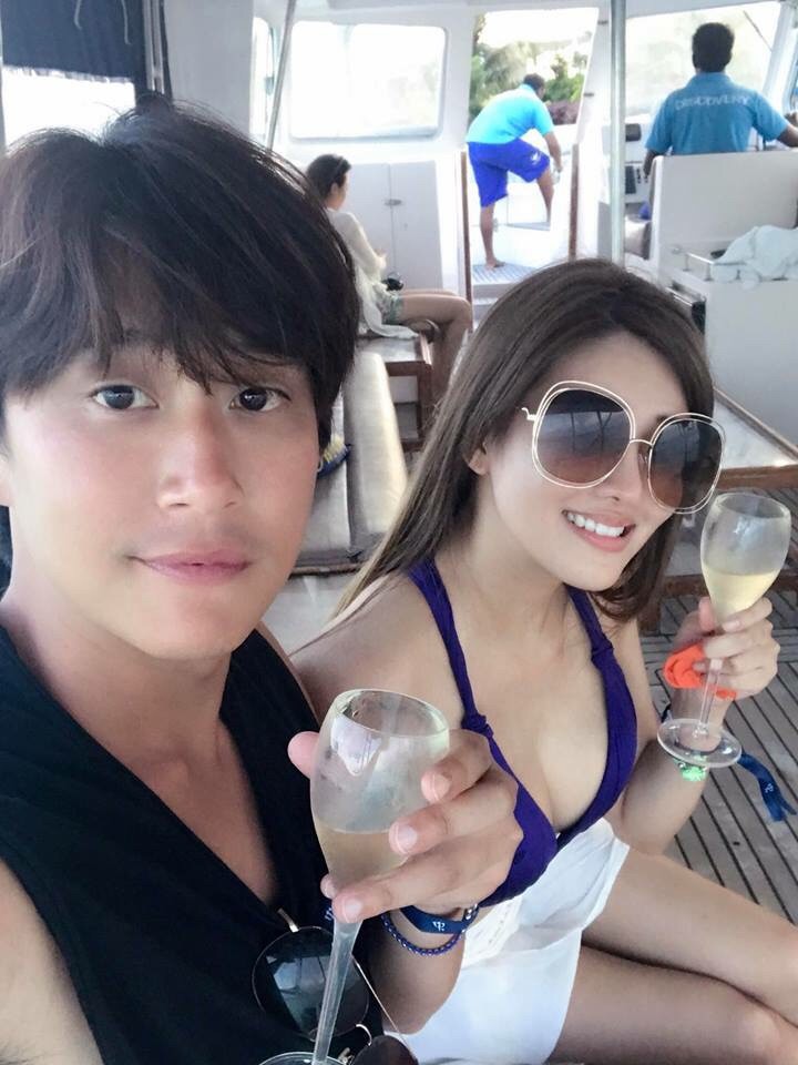 賴琳恩與老公陳乃榮常在臉書放閃。（翻攝自臉書）