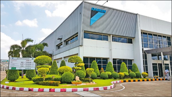 泰國是大金空調的主要生產據點，其中壓縮機工廠（DCI）去年首度增設「智動化」廠房。