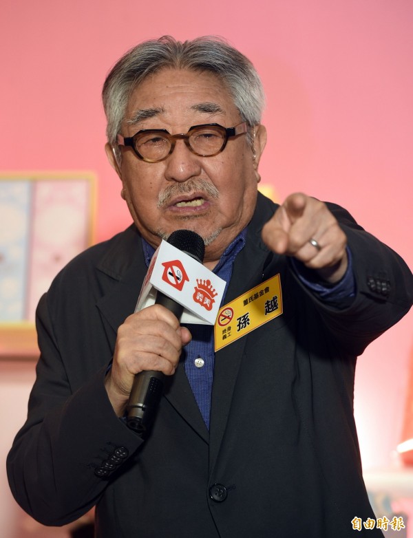 孫越從1983年開始就投入公益,也帶動名人及演藝人士投身公益的風氣。(記者王敏為攝) 孫越從1983年開始就投入公益,也帶動名人及演藝人士投身公益的風氣。(記者王敏為攝)