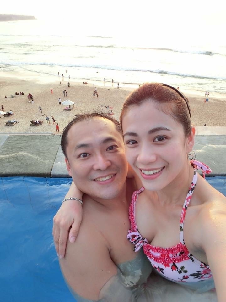 柯以柔（右）、郭宗坤鬧婚變。（翻攝臉書）