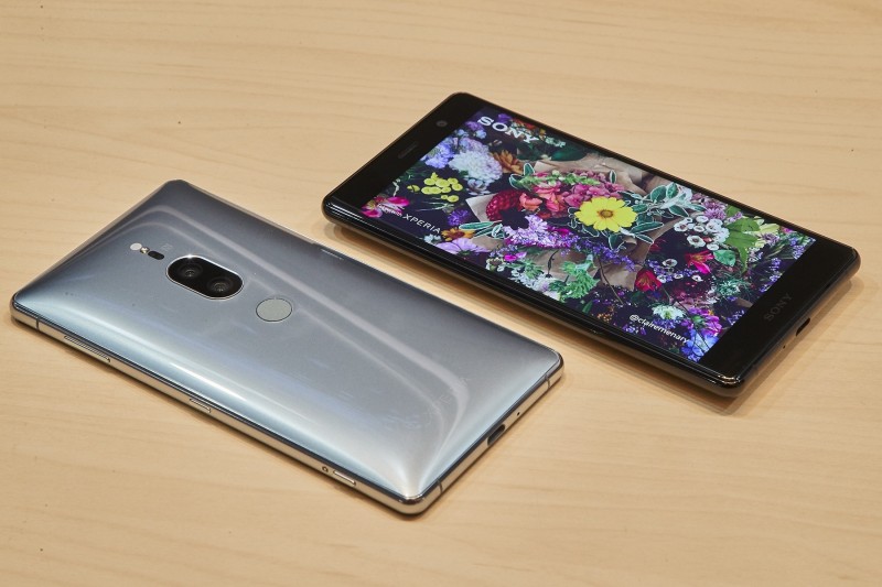 Sony XZ2 Premium具備5.8吋4K HDR營幕。（Sony提供）