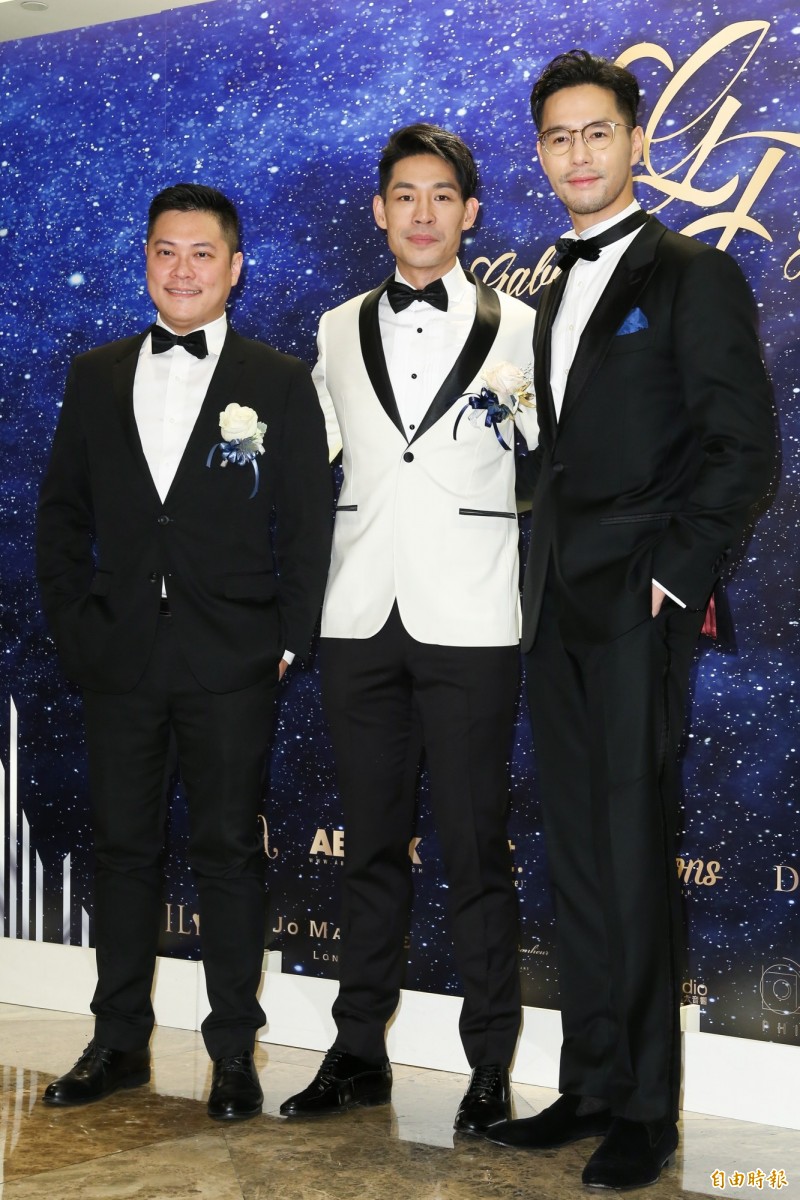 陳紹誠（左起）、藍鈞天與丁春誠。 （記者陳逸寬攝）