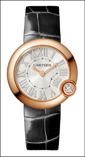 Ballon Blanc de Cartier 白氣球腕錶，30毫米錶殼，約306,000元。