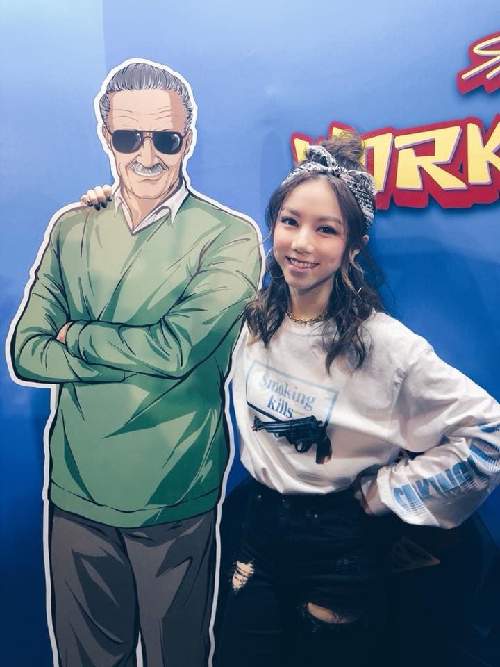 鄧紫棋也有機會成為漫威角色。（翻攝自臉書）