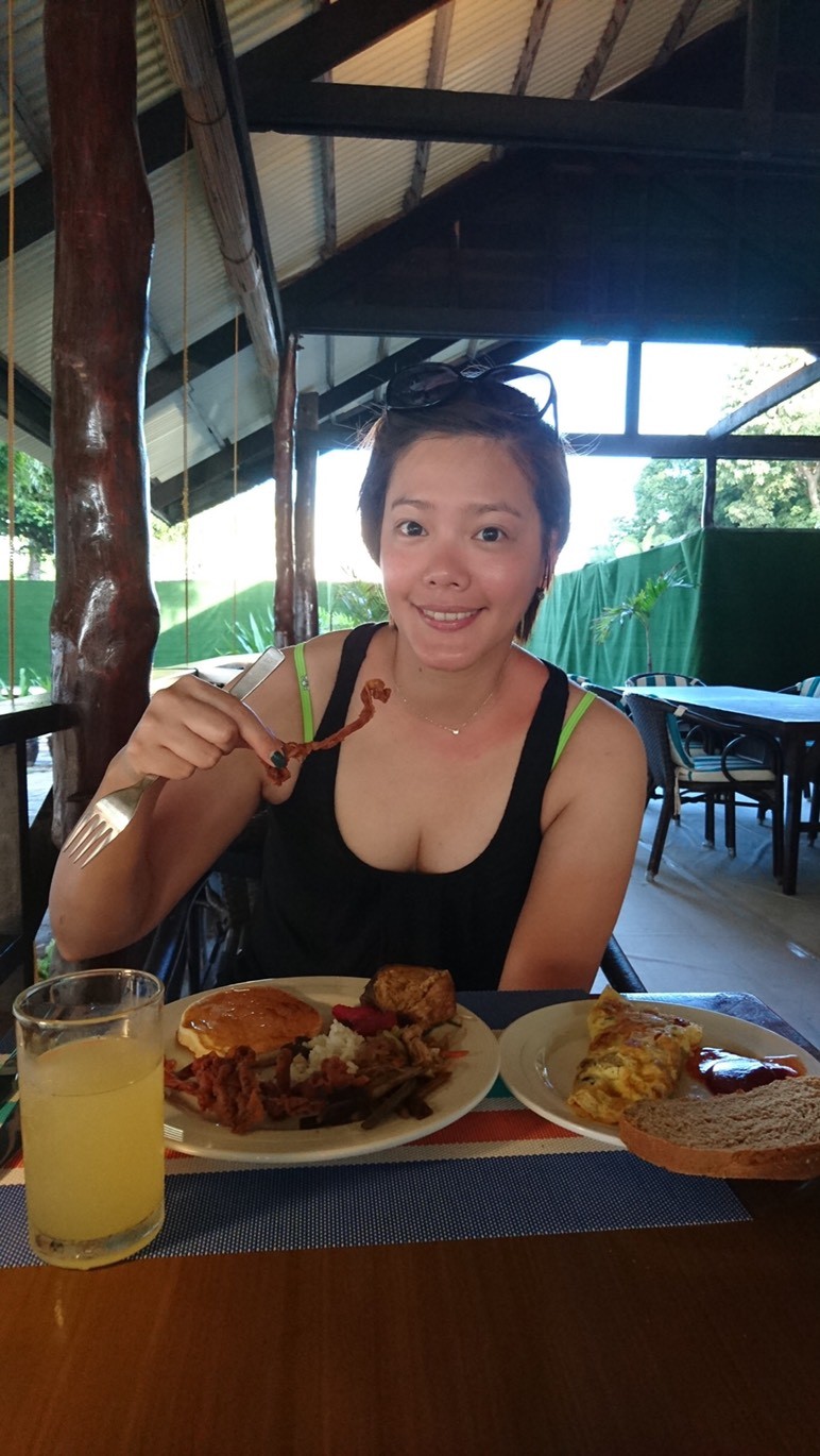 陳翊萱半年前「瘦不了」。（艾迪昇提供）