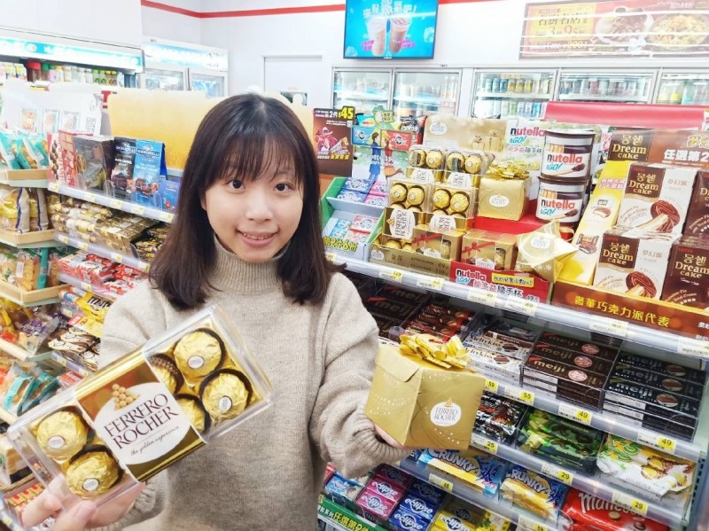 7-ELEVEN今年聖誕節最熱銷的除了餅乾零食，巧克力也不容小覷。（7-ELEVEN提供）
