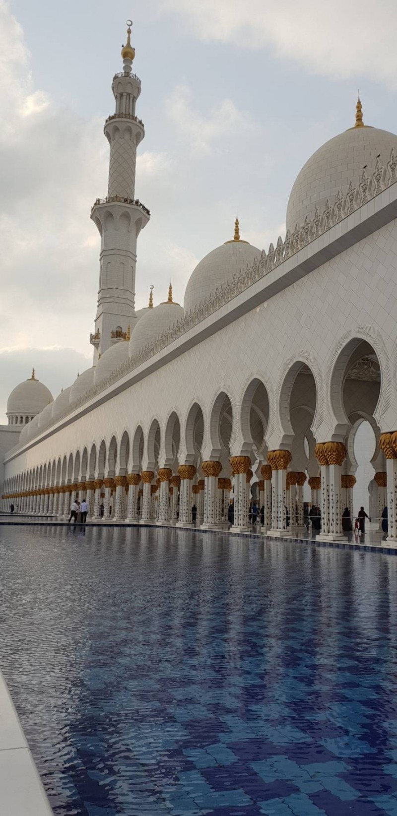 蘇逸洪讚嘆中東的建築美學。（蘇逸洪提供）