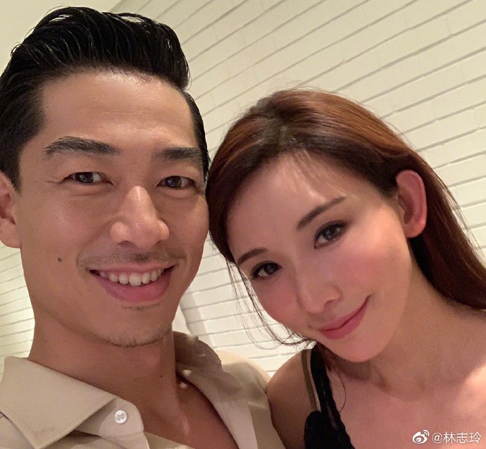 林志玲結婚了，新郎AKIRA。（翻攝微博）