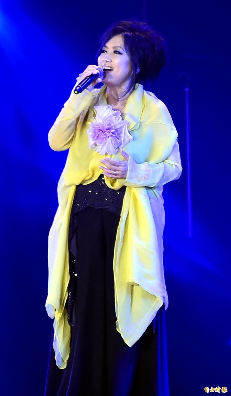 愛傳承關懷演唱會，齊豫。（記者潘少棠攝）