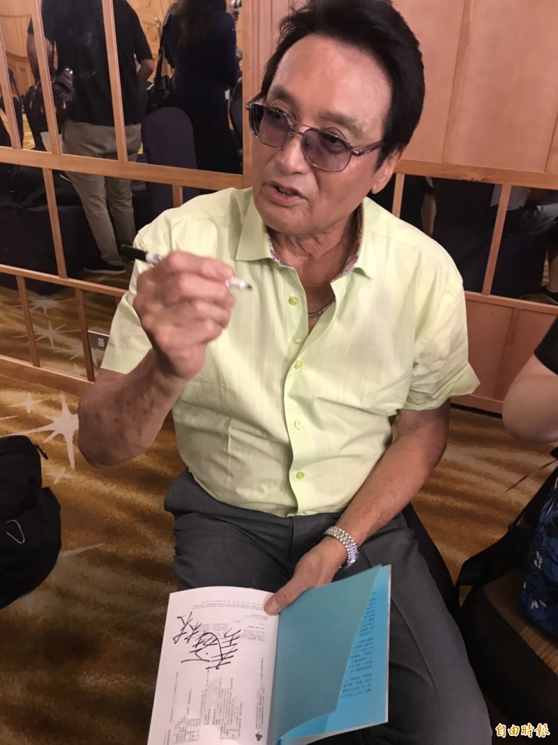 秦祥林當年拍片曾在片場偷吃甄珍零食。（記者賀靜賢攝）