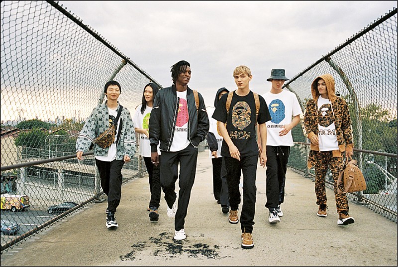 MCM × A Bathing Ape聯名系列結合兩者設計精神，將奢華、街頭、音樂與流行文化融合。