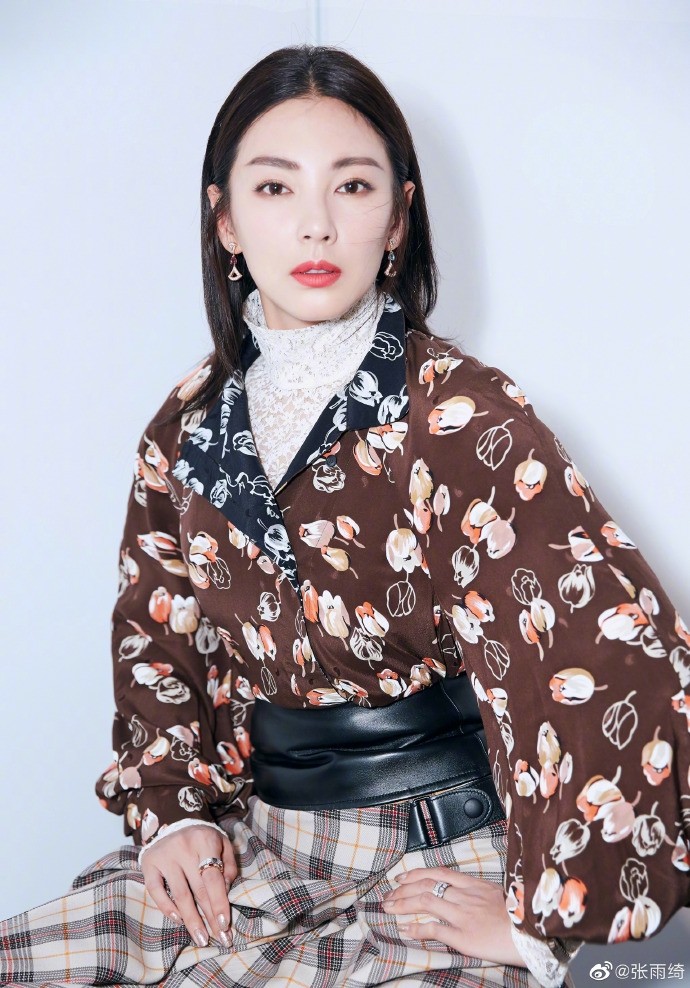 張雨綺被封為「最強星女郎」。（翻攝自微博）