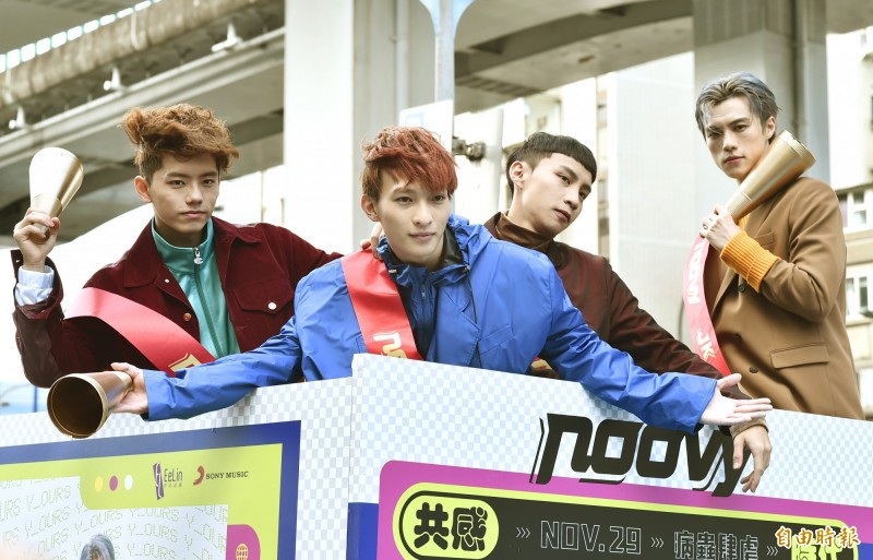 台灣索尼Noovy發片活動。（記者陳奕全攝）