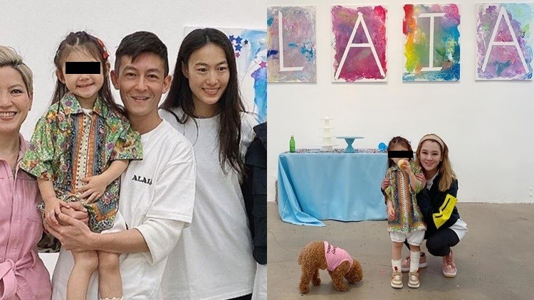 陳冠希3歲愛女開作品展 宇宙最強意外現身