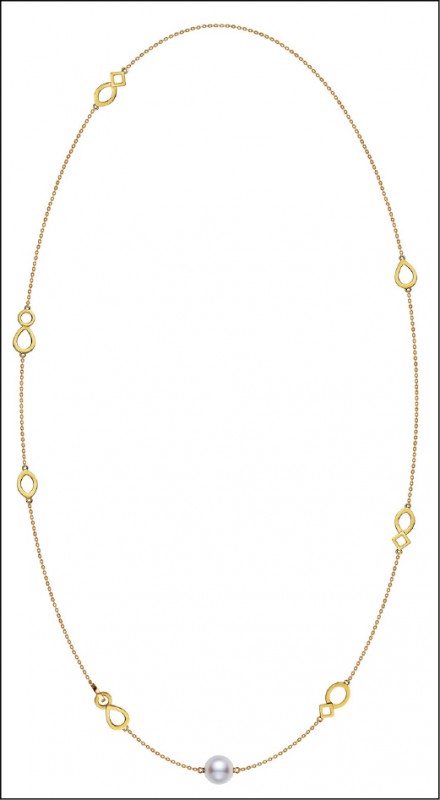 MIKIMOTO南洋珍珠多變化長項鍊 ，170,000元。