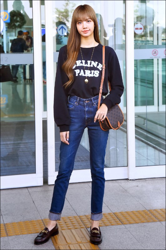 時尚名人 Celine牛仔褲太神拉長神比例 自由娛樂