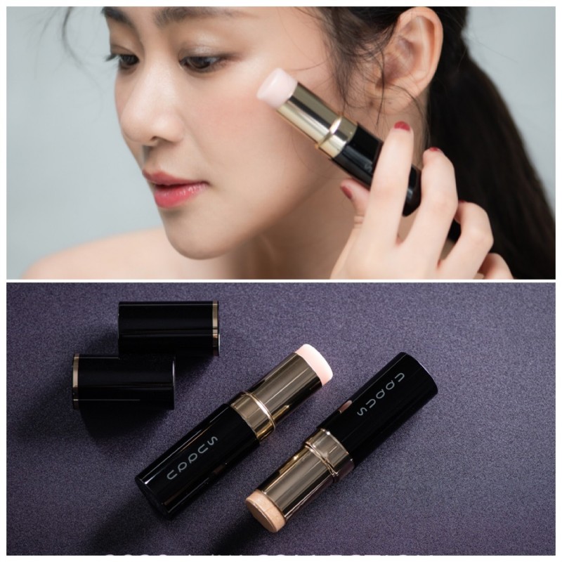 SUQQU晶采極艷亮彩棒，限定2色，1,850元，多功能亮彩棒，可作為頰彩的打底、打亮或是眼彩的打底、疊搽在眼妝上的使用。#101為自然亮澤的清透粉紅色系；#102蘊含大量的璀璨珠光，增添細膩光澤。（東方美提供）