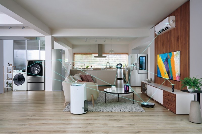 LG物聯網電視把電視變成智慧家電的核心中控台。（業者提供）